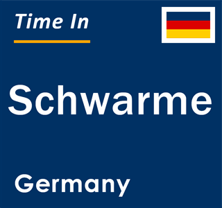 Current local time in Schwarme, Germany