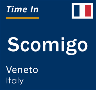 Current local time in Scomigo, Veneto, Italy