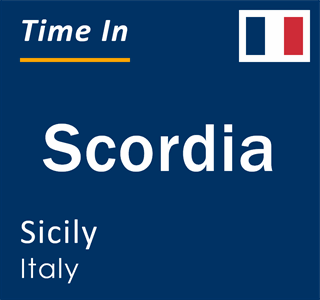 Current local time in Scordia, Sicily, Italy