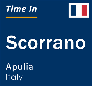 Current local time in Scorrano, Apulia, Italy