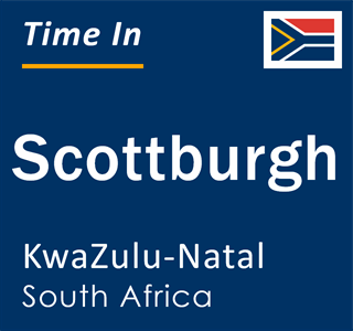 Current local time in Scottburgh, KwaZulu-Natal, South Africa