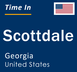 Current local time in Scottdale, Georgia, United States