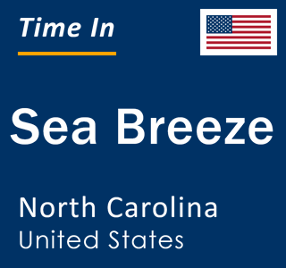 Current local time in Sea Breeze, North Carolina, United States