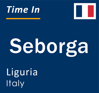 Current local time in Seborga, Liguria, Italy