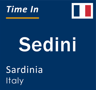 Current local time in Sedini, Sardinia, Italy