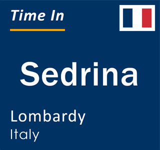 Current local time in Sedrina, Lombardy, Italy