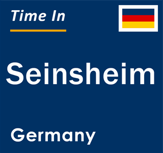 Current local time in Seinsheim, Germany