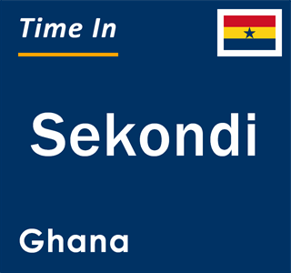 Current local time in Sekondi, Ghana