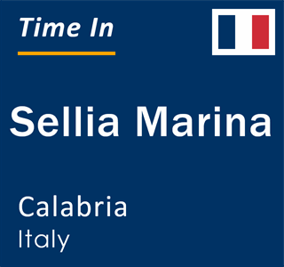 Current local time in Sellia Marina, Calabria, Italy