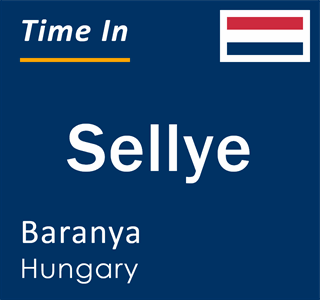 Current local time in Sellye, Baranya, Hungary