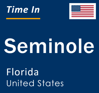 Current local time in Seminole, Florida, United States