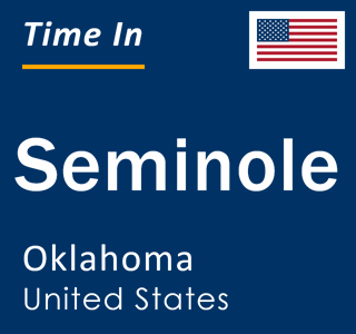 Current local time in Seminole, Oklahoma, United States