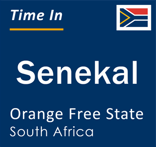 Current local time in Senekal, Orange Free State, South Africa