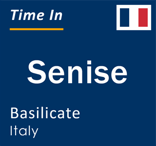 Current local time in Senise, Basilicate, Italy