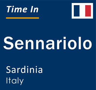 Current local time in Sennariolo, Sardinia, Italy