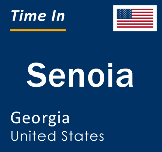 Current local time in Senoia, Georgia, United States