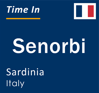 Current local time in Senorbi, Sardinia, Italy