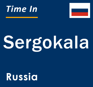 Current local time in Sergokala, Russia