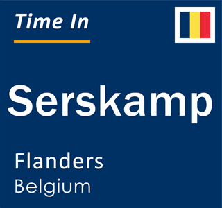 Current local time in Serskamp, Flanders, Belgium