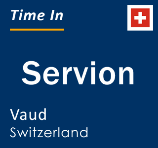 Current local time in Servion, Vaud, Switzerland