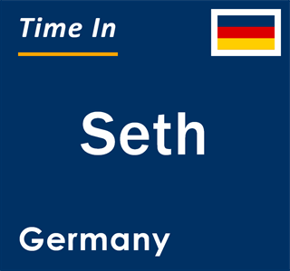 Current local time in Seth, Germany