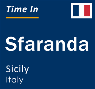 Current local time in Sfaranda, Sicily, Italy