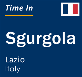 Current local time in Sgurgola, Lazio, Italy