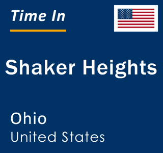 Current local time in Shaker Heights, Ohio, United States