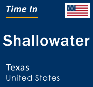 Current local time in Shallowater, Texas, United States