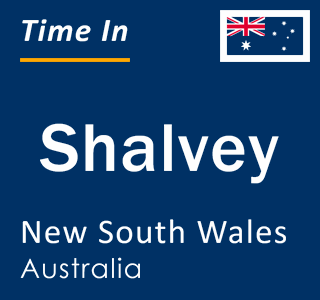 Current local time in Shalvey, New South Wales, Australia