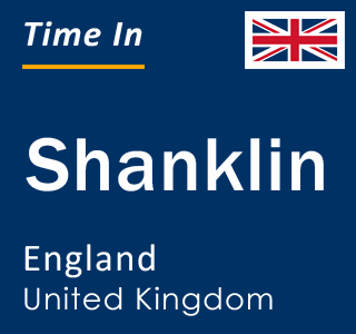 Current local time in Shanklin, England, United Kingdom