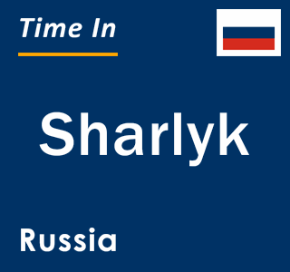 Current local time in Sharlyk, Russia