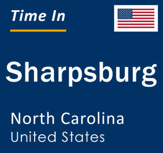 Current local time in Sharpsburg, North Carolina, United States