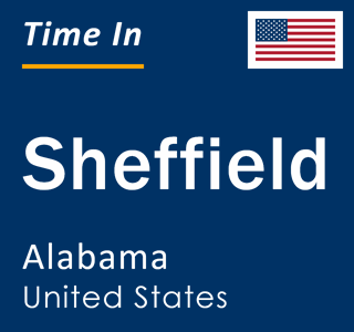 Current local time in Sheffield, Alabama, United States