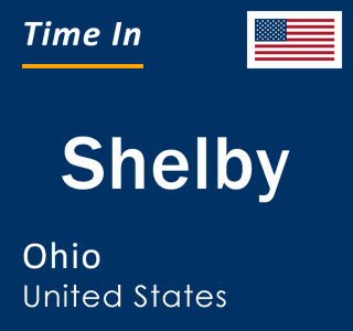 Current local time in Shelby, Ohio, United States