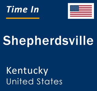Current local time in Shepherdsville, Kentucky, United States