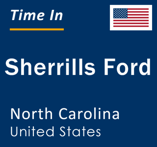 Current local time in Sherrills Ford, North Carolina, United States