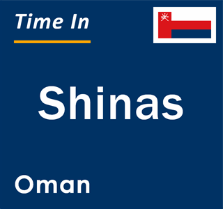 Current local time in Shinas, Oman