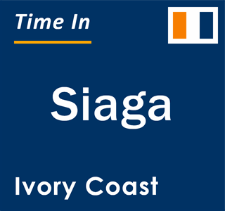 Current local time in Siaga, Ivory Coast