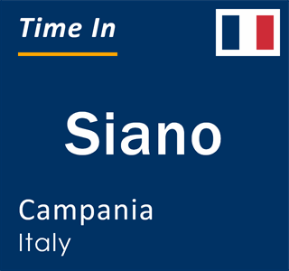 Current local time in Siano, Campania, Italy