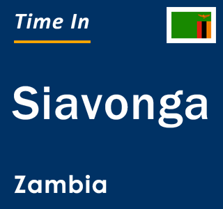Current time in Siavonga, Zambia