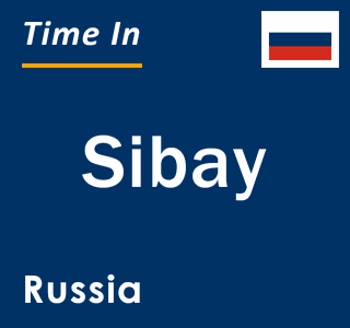 Current local time in Sibay, Russia