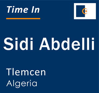 Current local time in Sidi Abdelli, Tlemcen, Algeria