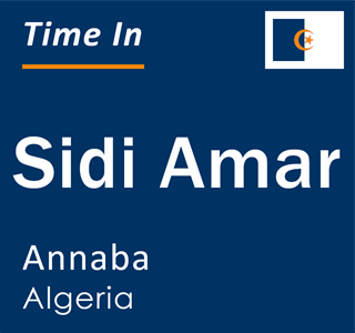 Current local time in Sidi Amar, Annaba, Algeria