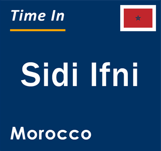 Current local time in Sidi Ifni, Morocco