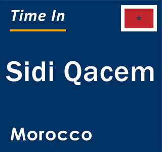 Current local time in Sidi Qacem, Morocco