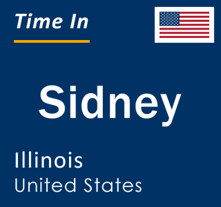 Current local time in Sidney, Illinois, United States