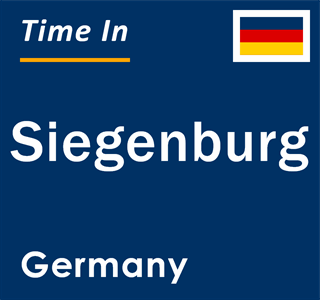 Current local time in Siegenburg, Germany