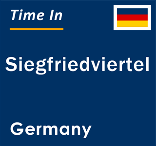 Current local time in Siegfriedviertel, Germany