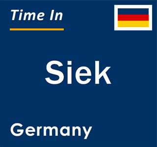 Current local time in Siek, Germany